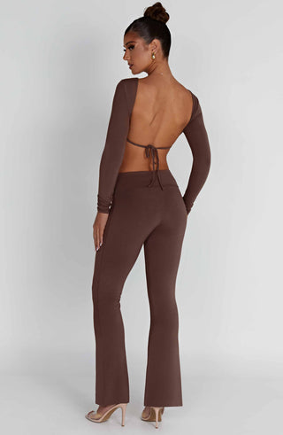 Sahra Top - Chocolate - glavon