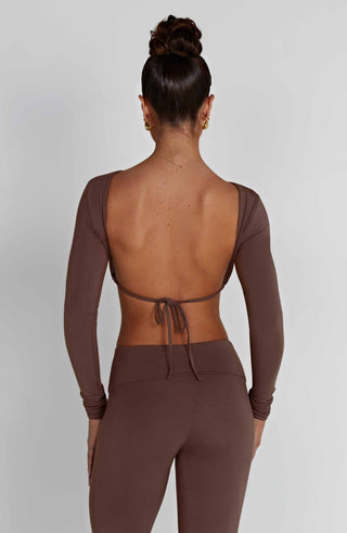 Sahra Top - Chocolate - glavon