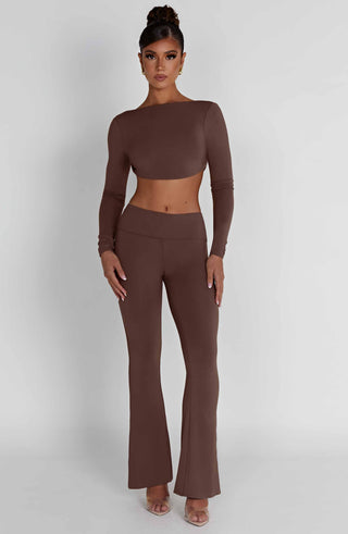 Sahra Top - Chocolate - glavon