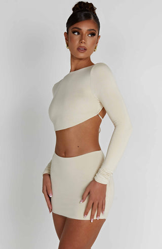 Sahra Top - Cream - glavon