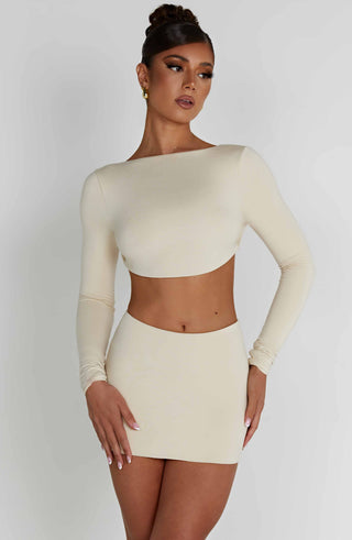 Sahra Top - Cream - glavon