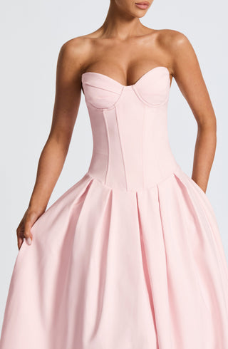 Salma Midi Dress - Blush - glavon