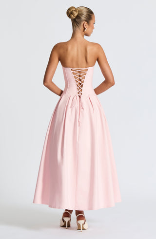 Salma Midi Dress - Blush - glavon