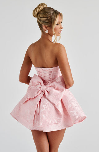 Salome Mini Dress - Blush - glavon