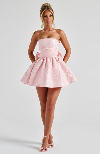 Salome Mini Dress - Blush - glavon
