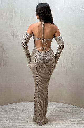 Samariah Maxi Dress - Beige - glavon