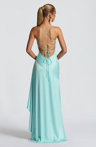 Samira Maxi Dress - Aqua - glavon