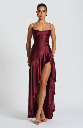 Samira Maxi Dress - Cherry Lacquer - glavon
