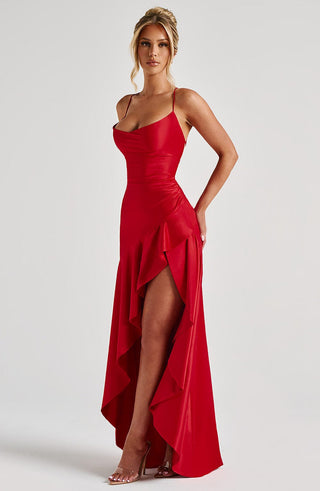 Samira Maxi Dress - Red - glavon