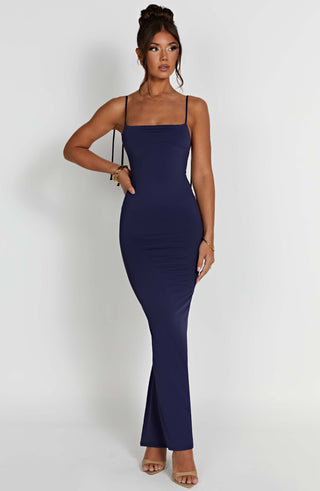 Sanya Maxi Dress - Navy - glavon
