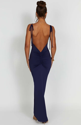 Sanya Maxi Dress - Navy - glavon