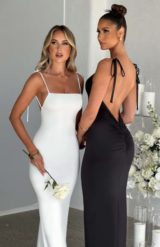 Sanya Maxi Dress - White - glavon