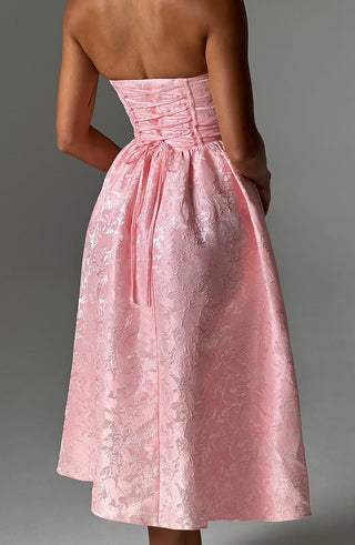 Saoirse Midi Dress - Blush - glavon
