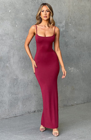 Saskia Maxi Dress - Cherry - glavon