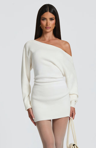 Sawyer Mini Dress - Ivory - glavon