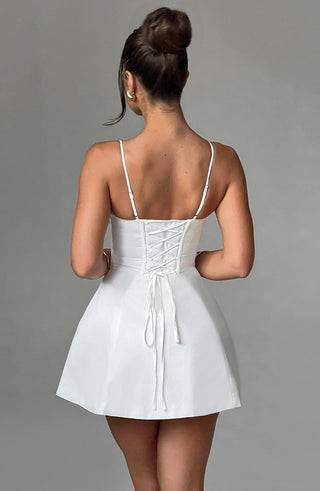 Sela Mini Dress - Ivory - glavon