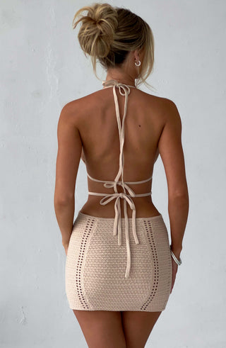 Selena Mini Dress - Cream - glavon