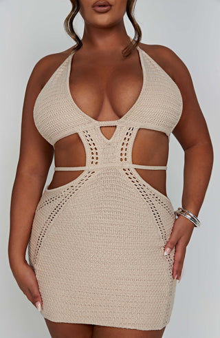 Selena Mini Dress - Cream - glavon