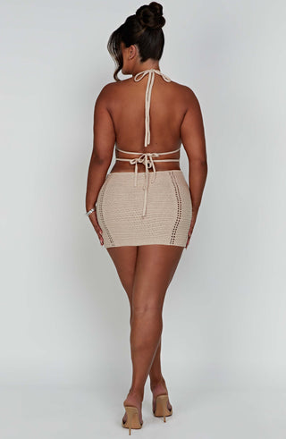 Selena Mini Dress - Cream - glavon