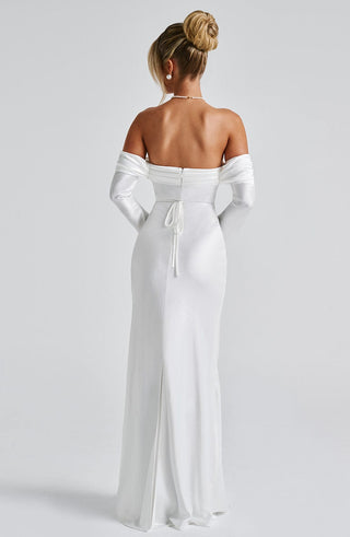 Selene Maxi Dress - Ivory - glavon