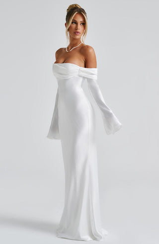 Selene Maxi Dress - Ivory - glavon