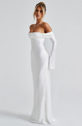 Selene Maxi Dress - Ivory - glavon