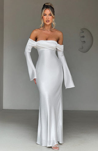 Selene Maxi Dress - Ivory - glavon