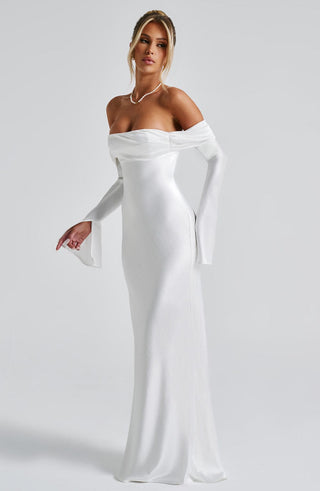 Selene Maxi Dress - Ivory - glavon