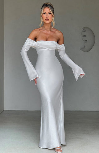 Selene Maxi Dress - Ivory - glavon