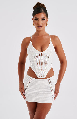 Selma Top - White - glavon