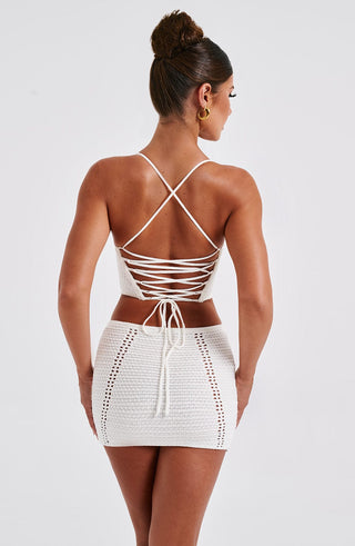 Selma Top - White - glavon