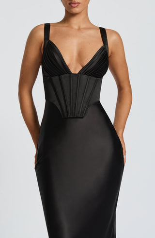 Shae Maxi Dress - Black - glavon