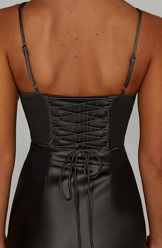 Shae Maxi Dress - Charcoal - glavon