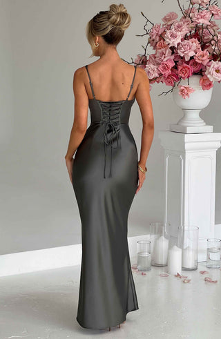 Shae Maxi Dress - Charcoal - glavon