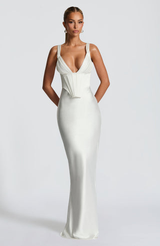 Shae Maxi Dress - Ivory - glavon
