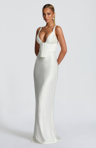Shae Maxi Dress - Ivory - glavon