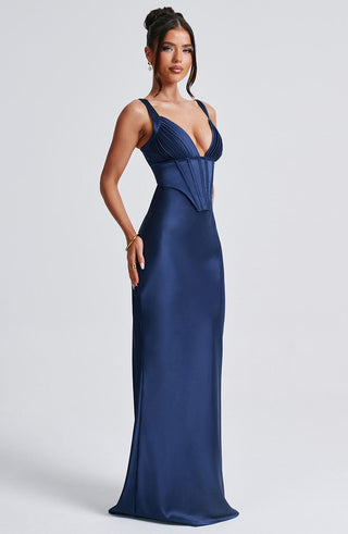 Shae Maxi Dress - Navy - glavon