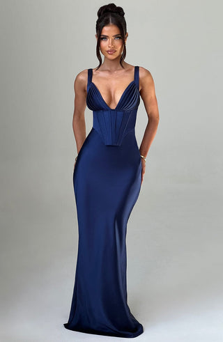 Shae Maxi Dress - Navy - glavon