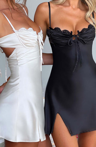 Sherise Mini Dress - Ivory - glavon