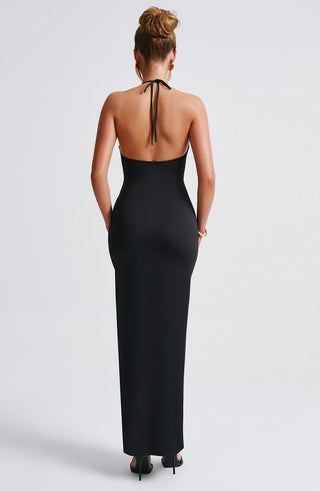 Siaira Maxi Dress - Black - glavon