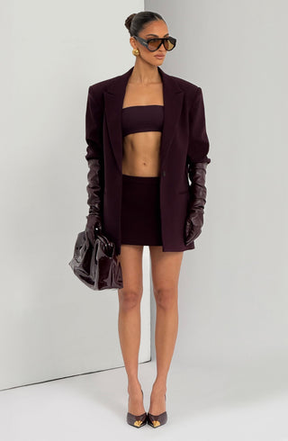 Simi Top - Plum - glavon