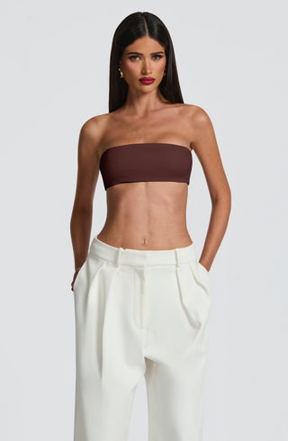 Simi Top - Plum Brown - glavon