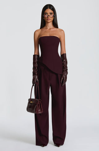 Sloan Top - Plum - glavon