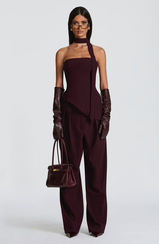 Sloan Top - Plum - glavon