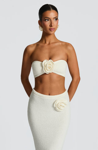 Sola Maxi Skirt - Ivory - glavon