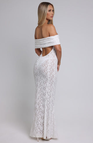Stephanie Maxi Dress - Ivory - glavon