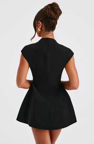 Suri Mini Dress - Black - glavon