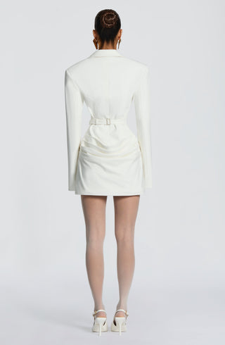 Susie Mini Dress - Ivory - glavon