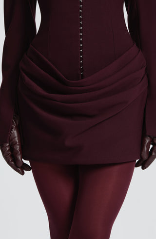 Susie Mini Dress - Plum - glavon