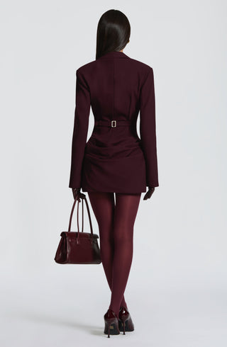 Susie Mini Dress - Plum - glavon
